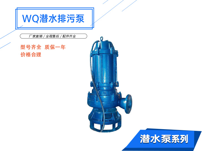 WQ型潛水無(wú)堵塞排污泵